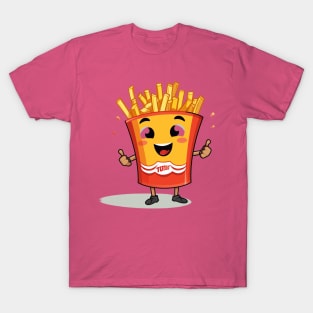 kawaii french fries T-Shirt cute  gilrl T-Shirt
